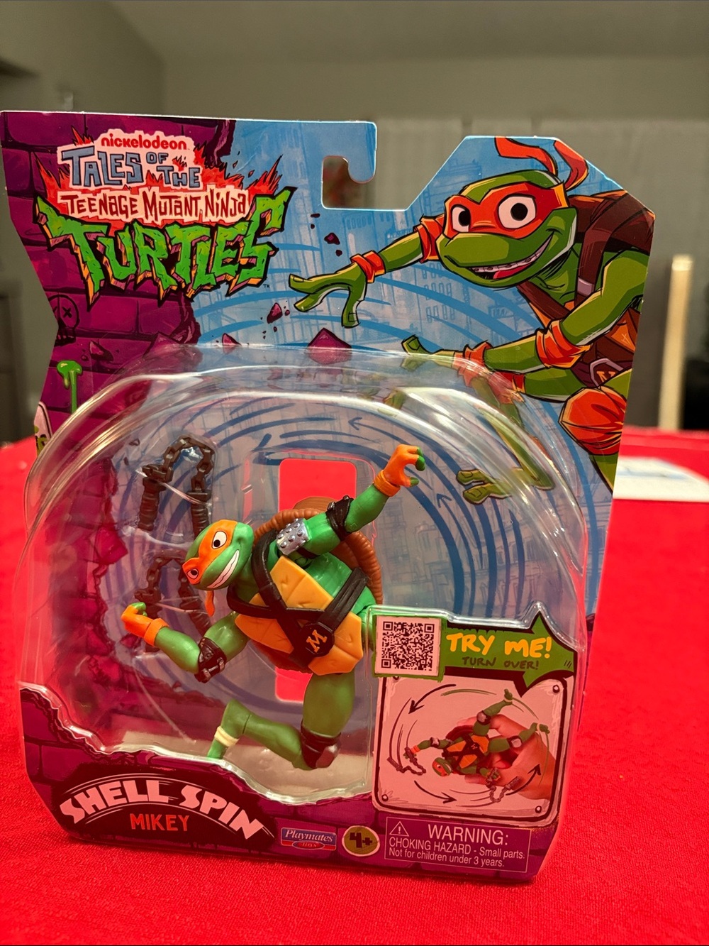 Nickelodeon Mikey Action Figure — Green, Orange, Brown